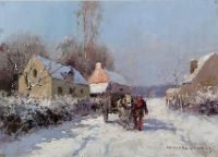  Village en hiver 